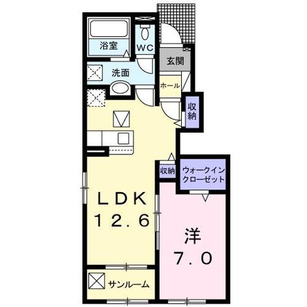 コーリン是則　Iの物件間取画像